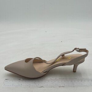 FOWT Heels for Women Slingback Adjustable Strap Pointed Toe Wedding Dress